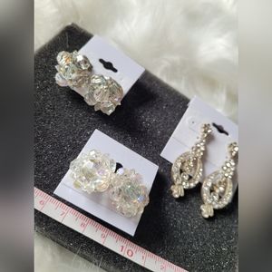 Lot 3 Pairs Vintage Earrings